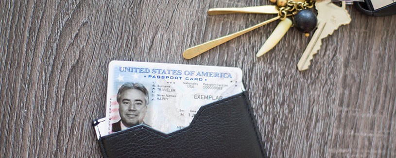 Passport Card in Wallet